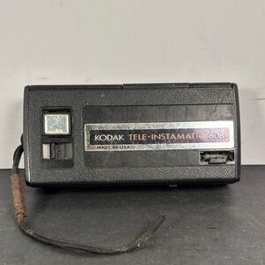 Kodak Tele Instamatic 608 110 Film Camera Vintage